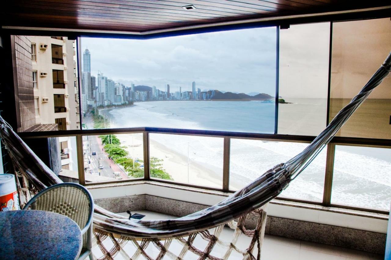 Apto Frente Mar Bal Camboriu Pe Na Areia Fantastica E Encantadora Vista Mar Balneário Camboriú Exterior foto